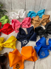 Load image into Gallery viewer, Monogrammed Hair Bow Sets
