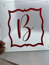 Load image into Gallery viewer, Decorative glass serving tray
