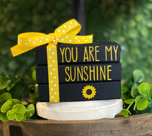 Load image into Gallery viewer, Mini Wood Book Stacks
