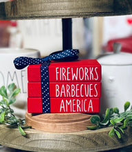 Load image into Gallery viewer, Mini Wood Book Stacks
