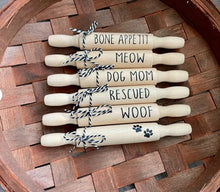 Load image into Gallery viewer, 7'' Dog and Cat Tiered Tray Decor | Dog Mom Tier Tray Decor | Cat Tier Tray Decor | Mini Rolling Pins Tier Tray
