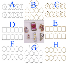 Load image into Gallery viewer, A - H available metal charms in gold, silver and bronze
