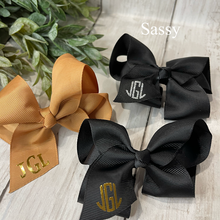 Load image into Gallery viewer, Monogrammed Hair Bow Sets
