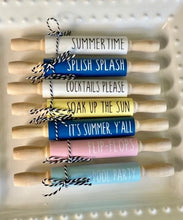 Load image into Gallery viewer, 7'' Summer Mini Rolling pins- Tiered Tray Decor | Pool Tier Tray Decor | Summer Tier Tray | Beach Mini signs
